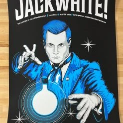 Gig Posters Jack White - 2022 Matthew Jacobson Poster Las Vegas, NV