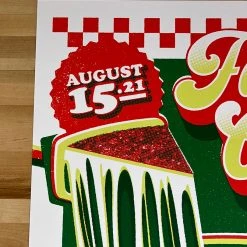 Fall Out Boy - 2021 Mike Tallman Poster Chicago, IL Wrigley Field