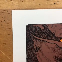 Pig Lady - 2008 John Dyer Baizley Poster Orange Art Prints