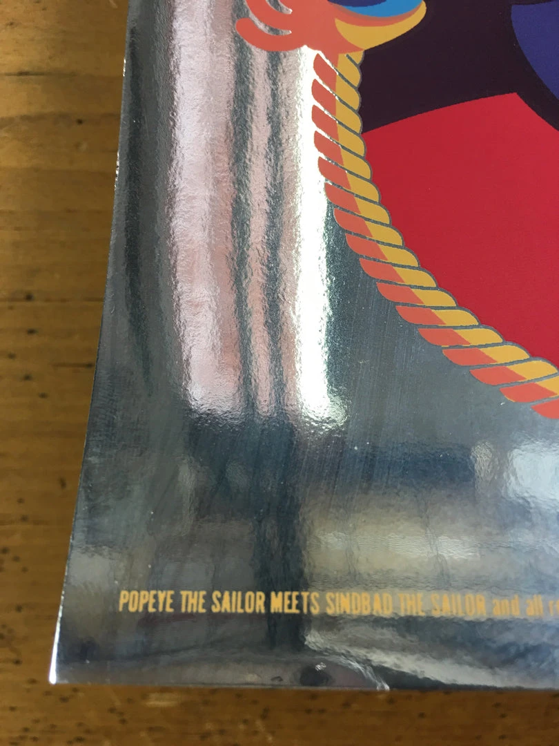 Popeye The Sailor Meets Sindbad The Sailor - 2014 Tom Whalen Poster Foil Blue Va Art Prints