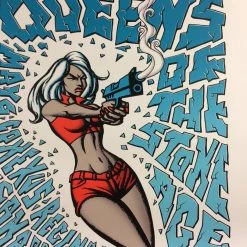 Queens Of The Stone Age - 2008 Justin Hampton Poster Regina, CAN Conexus Art Cen