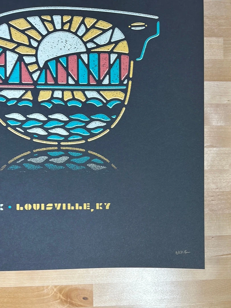 Greensky Bluegrass - 2022 DKNG Poster Louisville, KY Waterfront