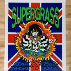 TAZ Gig Posters Supergrass - 1995 T.A.Z. Poster Los Angeles, CA Whisky 1st Ed