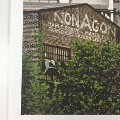 Nonagon - 2010 Dan MacAdam Of Crosshair Poster Chicago, IL Quenchers Saloon