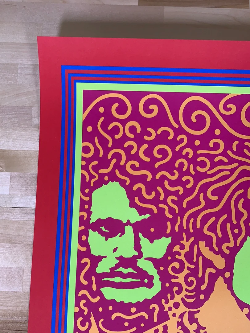 Eric Clapton Cream - 2005 John Van Hamersveld Poster London AE 19x27.5