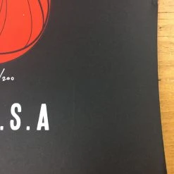 Colorado Umphrey's McGee - 2015 Scrojo Poster Belly Up Aspen, CO Band Autographed Silver