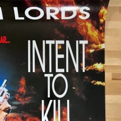 Sold Out Posters Intent To Kill - 1992 Video Promo Movie Poster Original Vintage Movie/TV Posters