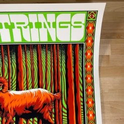 Gig Posters Billy Strings - 2021 Simon Berndt Poster Hoxeyville, MI 8/14 N2