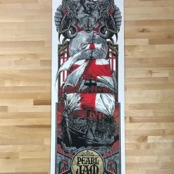 Pearl Jam - 2012 Rhys Cooper Poster Isle Of Wright Festival, GBR S/N Gig Posters