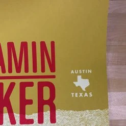 Benjamin Booker - 2017 Powerslide Design Poster Austin City Limits, TX