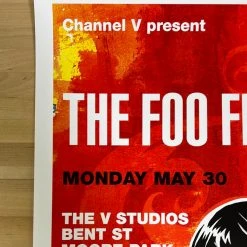 Foo Fighters - 2005 Craig Phillips Poster Sydney, Australia Moore Park