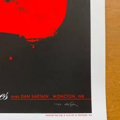 The White Stripes - 2007 Rob Jones Poster Moncton, NB CAN Coliseum Jack White