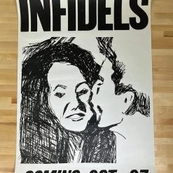 Sold Out Posters Gig Posters Bob Dylan - 1983 Promo Poster Original Vintage Infidels