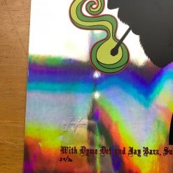 Foil Posters Snoop Dogg - 2012 Justin Hampton Poster Seattle Showbox FOIL