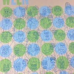 Ween - 2008 Todd Slater Poster Fort Lauderdale, FL Revolution Theater Gig Posters