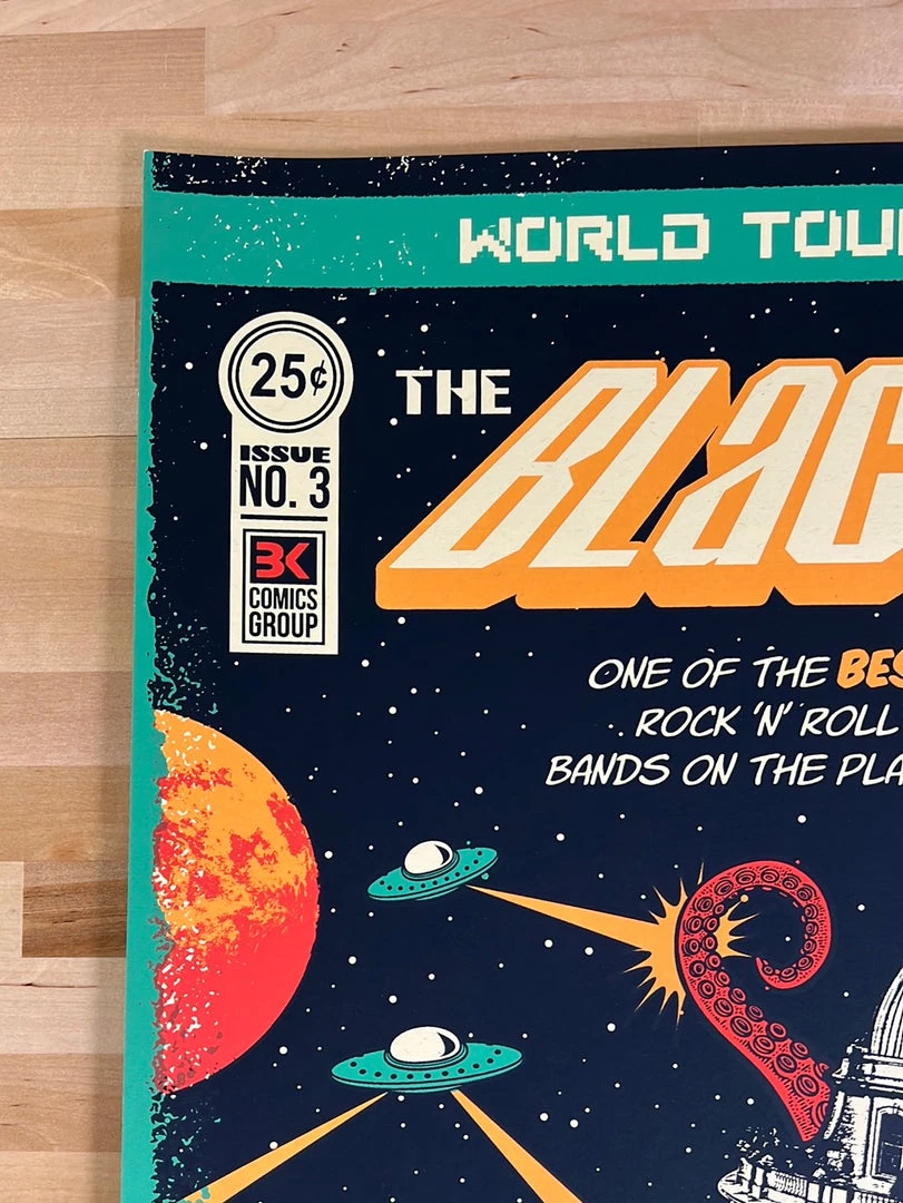 The Black Keys - 2021 Status Serigraph Poster Oxford, MS