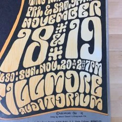 Grateful Dead - 1966 Wes Wilson Poster San Francisco, CA The Fillmore 38