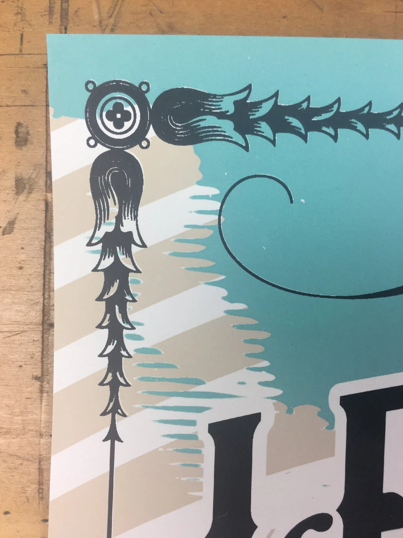 Gig Posters Leftover Salmon - 2017 Derek Hatfield Poster Salt Lake City, UT The Depot