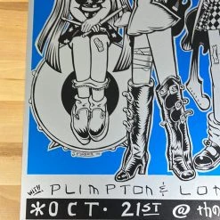 Red Aunts - 1995 Alan Forbes Poster Los Angeles, CA Roxy