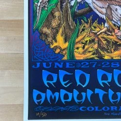 Widespread Panic - 2008 Michael Everett Poster Red Rocks, Morrison, CO