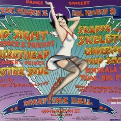 Gig Posters FD/ID 10 Second Sight - 1996 Jim Phillips Poster Maritime Hall San Fran 1st