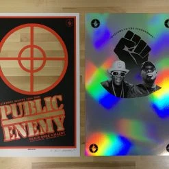 Public Enemy - 2020 Emek Poster Foil With Date The Terrordome, CO Colorado