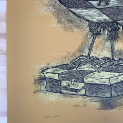 Art Prints Rural Corvus - 2009 Dan Grzeca Poster Art Print Orange