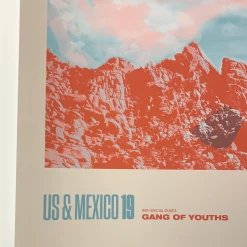 Sold Out Posters Mumford & Sons - 2019 Poster Guadalajara, Mexico Gentlemen Of The Road Gig Posters