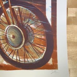Bless The Wheel - 2021 Zeb Love Poster Motorcycle Art Print Art Prints