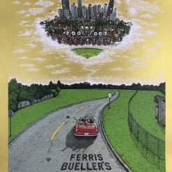Ferris Bueller's Day Off - 2016 Marq Spusta Poster GOLD Ed. Movie/TV Posters