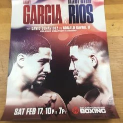 Sold Out Posters Boxing - 2018 Poster Garcia Vs Rios Benavidez Vs Gavril II