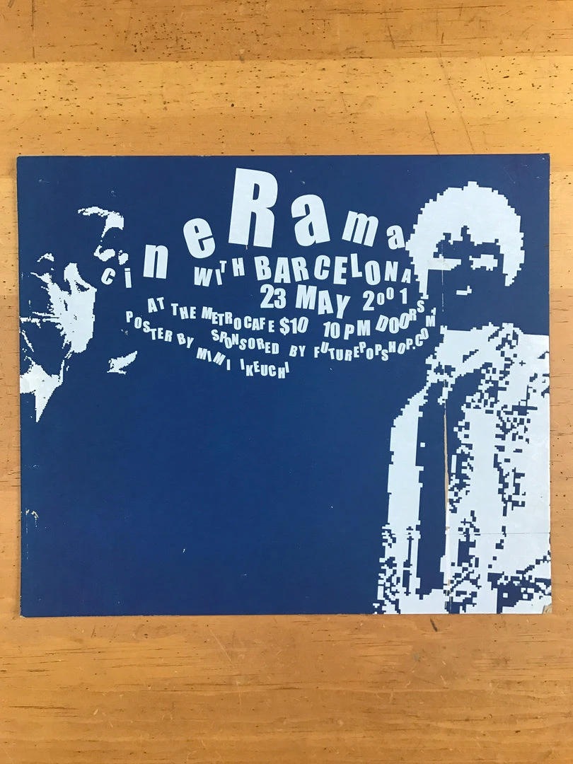 Cinerama With Barcelona - 2001 Mimi Ikeuchi Poster Metro Cafe