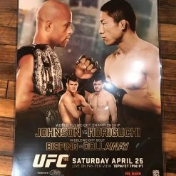 Sold Out Posters UFC 186 Poster Johnson Vs. Horiguchi Bisping Vs. Dollaway