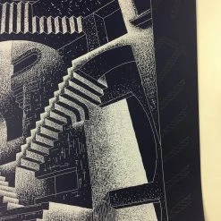 Gig Posters Labyrinth - 2008 Todd Slater Poster Austin, TX Alamo South Lamar