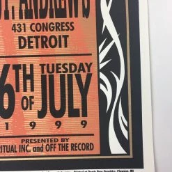Gig Posters Bob Dylan - 1999 Mark Arminski Poster Detroit, MI St. Andrews Hall
