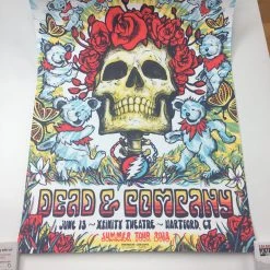 Dead & Company - 2018 Zeb Love Poster Hartford, CT Xfinity Theater Gig Posters