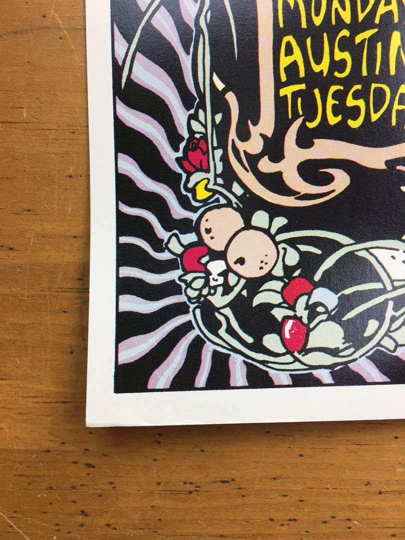 Bob Weir - 1991 Frank Kozik Poster Multiple Venues