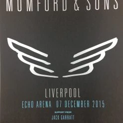 Sold Out Posters Mumford & Sons - 2015 Poster Liverpool, England, UK Echo Arena Gig Posters