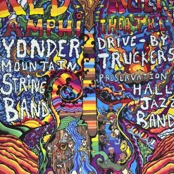 Sold Out Posters Yonder Mountain String Band - 2016 Poster Red Rocks Morrison, CO