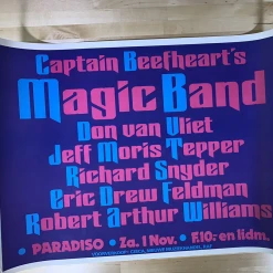 Sold Out Posters Captain Beefheart's Magic Band - 1980 Poster Amsterdam, NED Paradiso