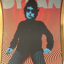 420 Posters Bob Dylan - 2020 Carl Glover Poster Art Print Gold FOIL