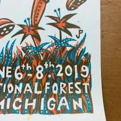 Camp Greensky - 2019 Jim Pollock Poster Wellston, MI Music Festival Gig Posters