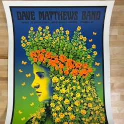Methane Studios Dave Matthews Band - 2021 Methane Poster Syracuse, NY Gig Posters