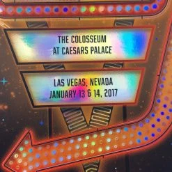 Van Morrison - 2017 DKNG Poster Los Vegas NV Caesar's Palace FOIL Foil Posters