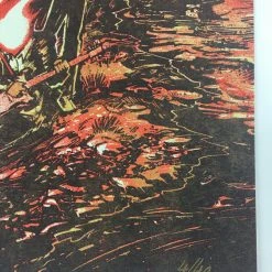 Robert Plant - 2015 Miles Tsang Poster Cary, NC Booth Amphitheater VARIANT