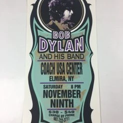 Bob Dylan - 2002 Mark Arminski Poster Elmira, NY Coach USA Center