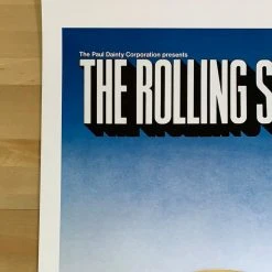 Gig Posters Rolling Stones - 1973 Ian McCausland Poster Auckland, NZ