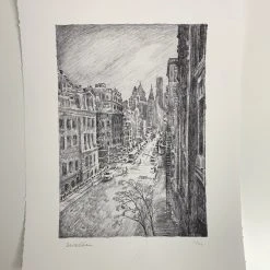 Art Prints Centre St. - 2021 David Welker Poster, Art Print