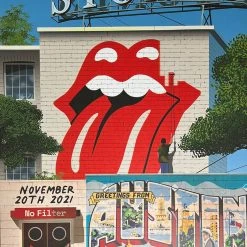 Sold Out Posters Rolling Stones - 2021 Poster No Filter Tour Austin, TX Gig Posters