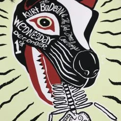 Los Lobos - 2010 Carlos Hernandez Poster Dallas, TX, Granda Theater